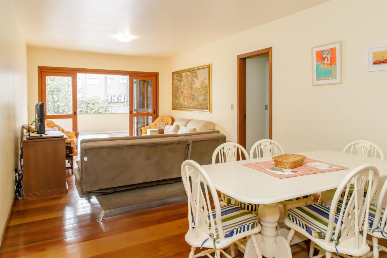 Apartamento Amplo E Aconchegante Na Av Das Hortencias No Centro De Gramado Zewnętrze zdjęcie
